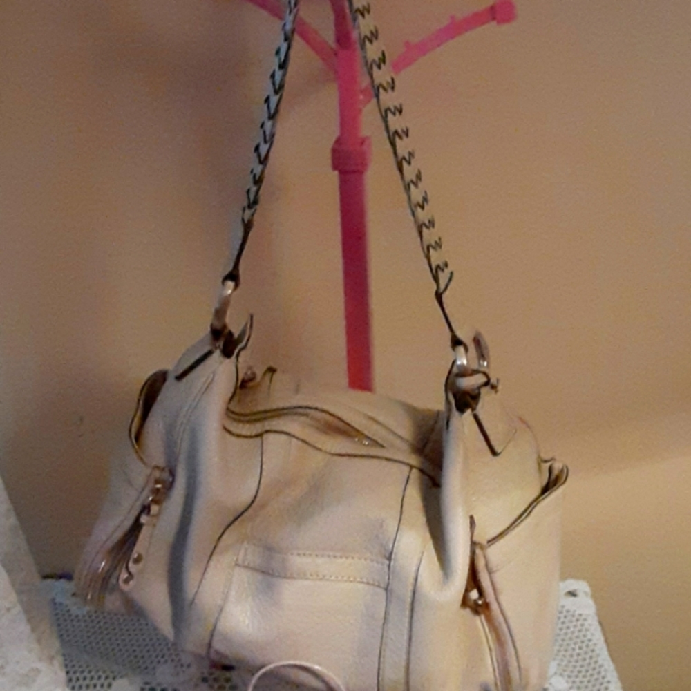 Tan shoulder bag
